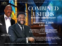 Combined Ushers - Ministry Anniversary